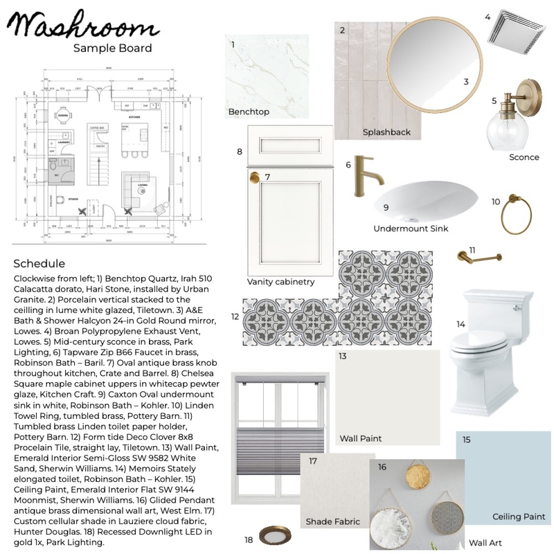 Washroom Mood Board by heather.quist on Style Sourcebook