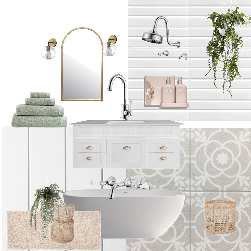 Upstairs bathroom Mood Board by Casey Malko on Style Sourcebook