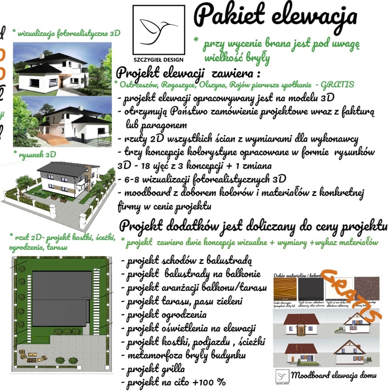 Pakiet elewacja Mood Board by SzczygielDesign on Style Sourcebook