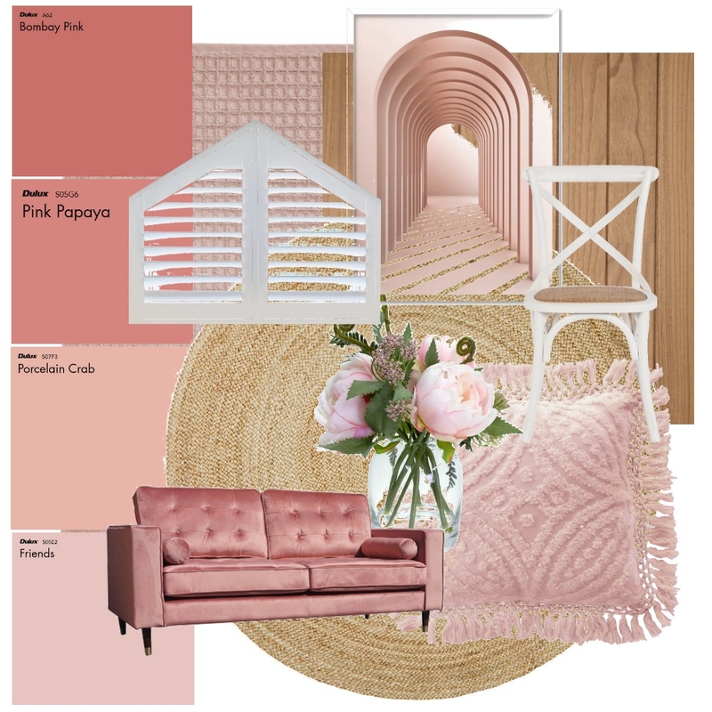 Papaye Rose Mood Board by ⋒ isla designs ⋒ on Style Sourcebook