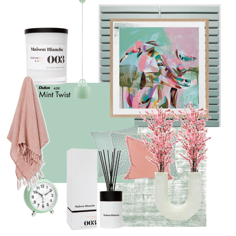 Mint + Cucumber Mood Board by ⋒ isla designs ⋒ on Style Sourcebook