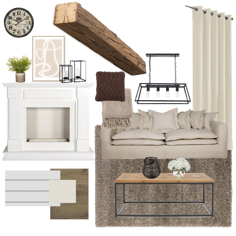 Cozy & Modern Farmhouse Mood Board by Cemre on Style Sourcebook