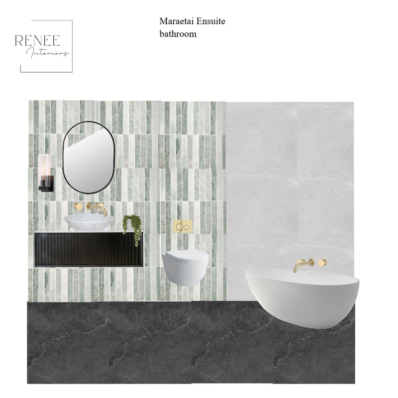 Maraetai Ensuite bathroom MB Mood Board by Renee Interiors on Style Sourcebook