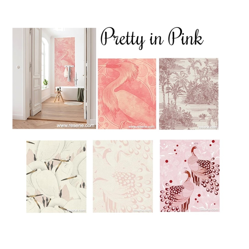 Pretty in Pink Mood Board by Robyn Chamberlain on Style Sourcebook