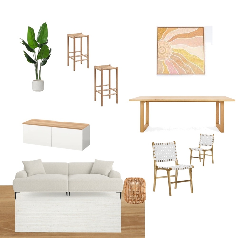 Dining and Living Room Mood Board by swcoastalhaven on Style Sourcebook