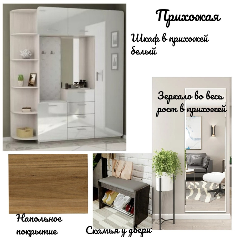 Прихожая-проект 1-однокомн.кв. Mood Board by Lozina Svetlana on Style Sourcebook