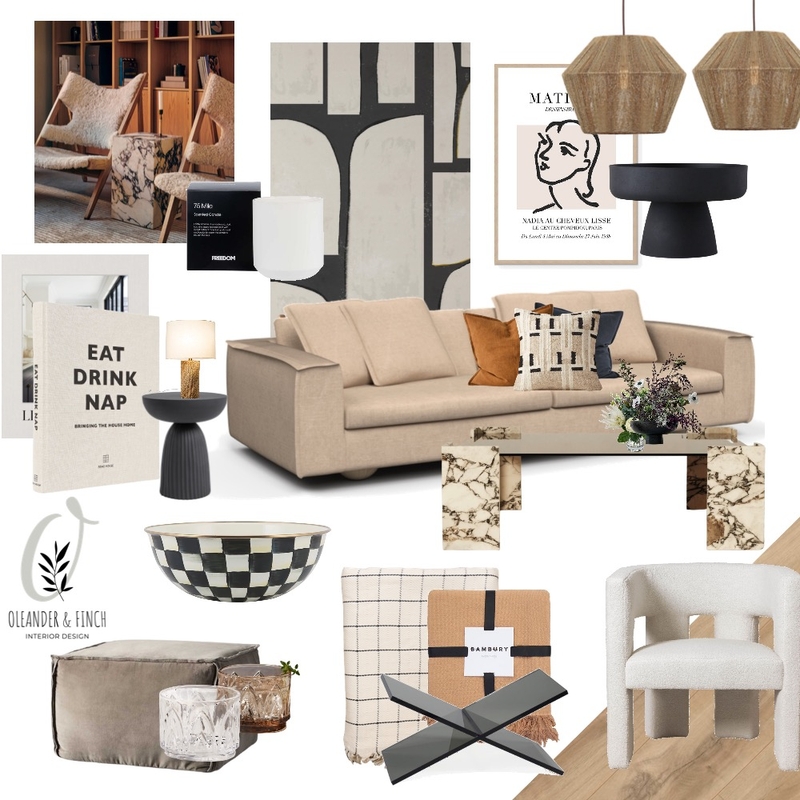 Ndjuee Mood Board by Oleander & Finch Interiors on Style Sourcebook