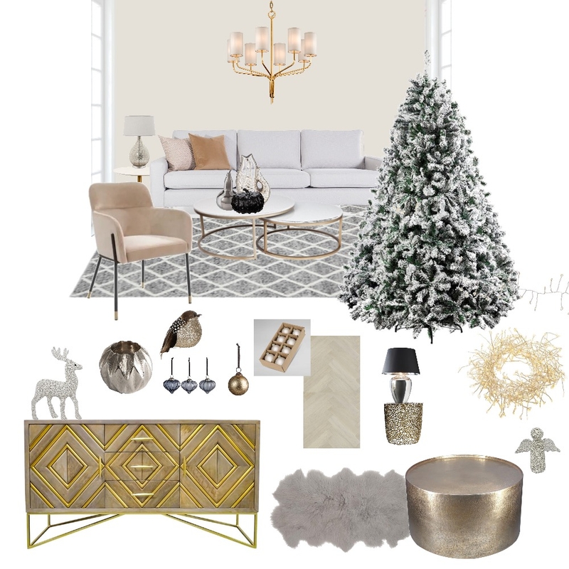 Gold & Silver_2 Mood Board by Pombobee on Style Sourcebook