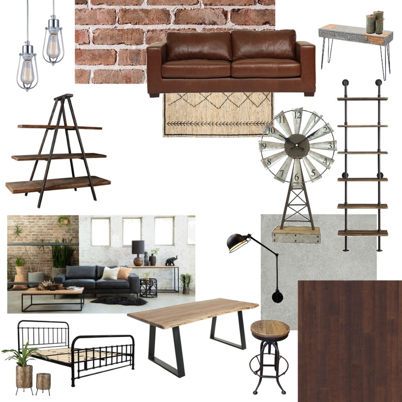 Industrial Mood Board by Michaela.Adams on Style Sourcebook