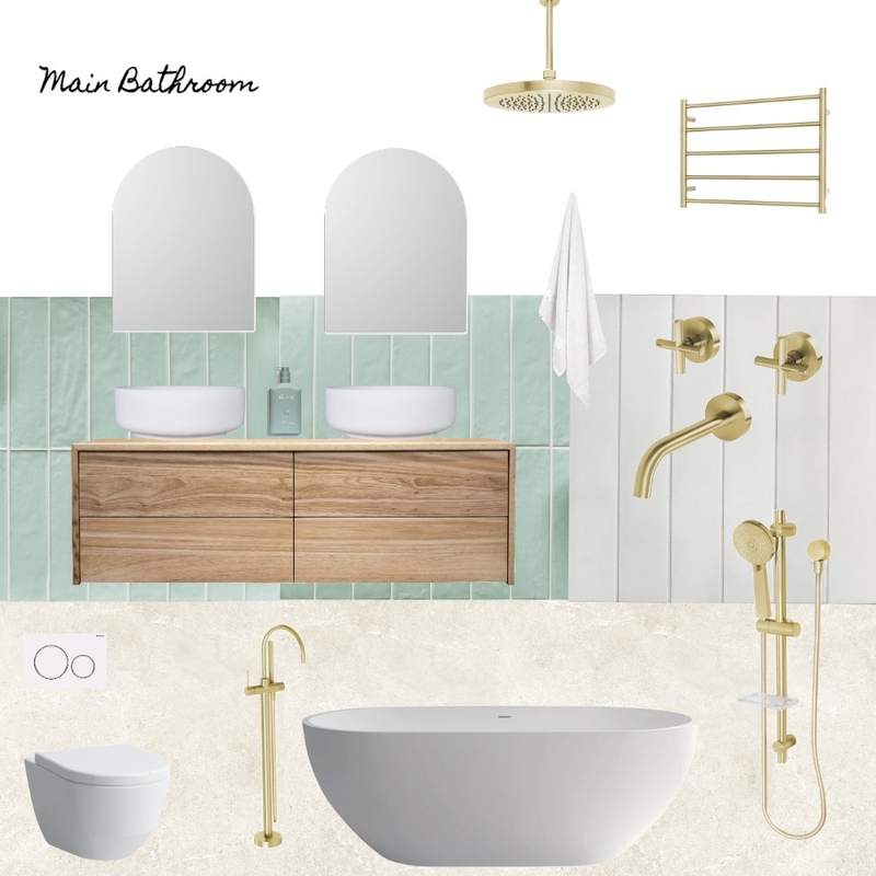 Main Bathroom Mood Board by thebaileybuild on Style Sourcebook