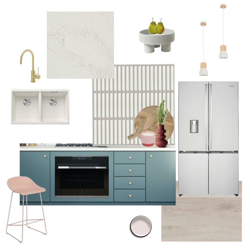 sample board kitchen Mood Board by becnancy on Style Sourcebook