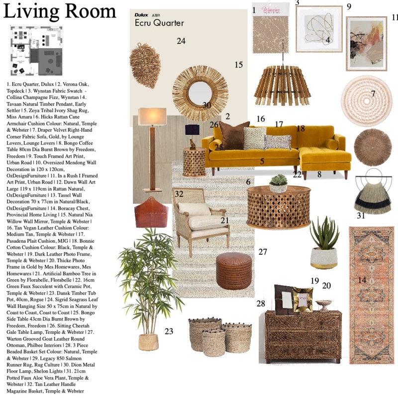 Den Mood Board by Robin W Grove on Style Sourcebook