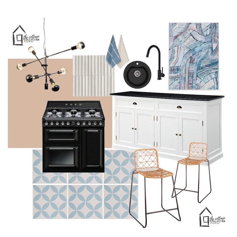 Modern Mediterranean Kitchen Mood Board by The Cottage Collector on Style Sourcebook