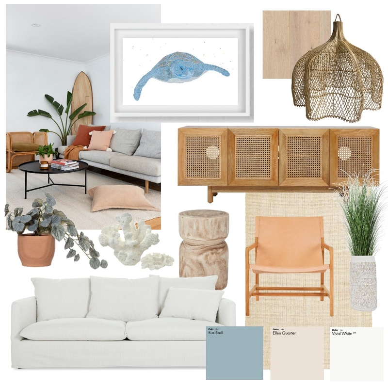 Coastal Lounge Mood Board by Em_lemon on Style Sourcebook