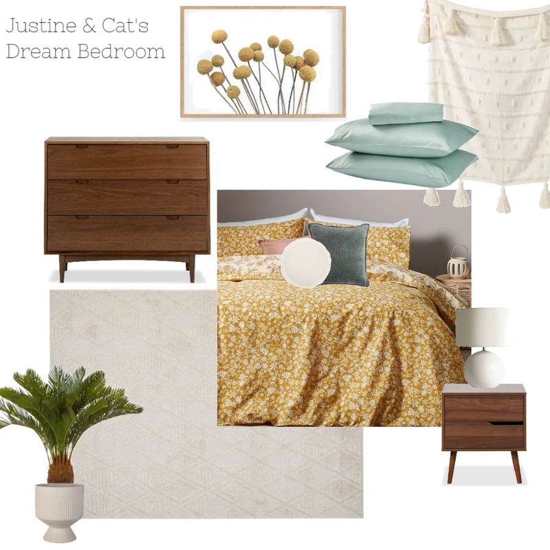 Dream Bedroom Mood Board by The Ginger Stylist on Style Sourcebook