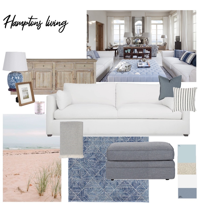 Hamptons Mood Board by cece on Style Sourcebook