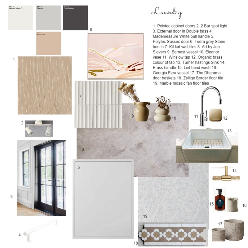 LAUNDRY Mood Board by Kennedy & Co Design Studio on Style Sourcebook