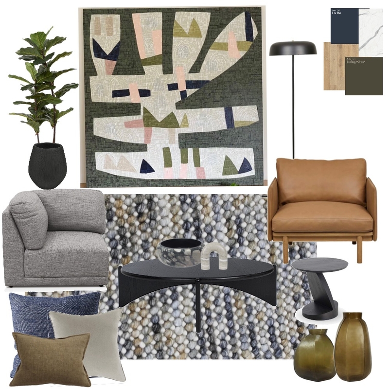 Modern mood lounge Mood Board by HER.Kin style on Style Sourcebook