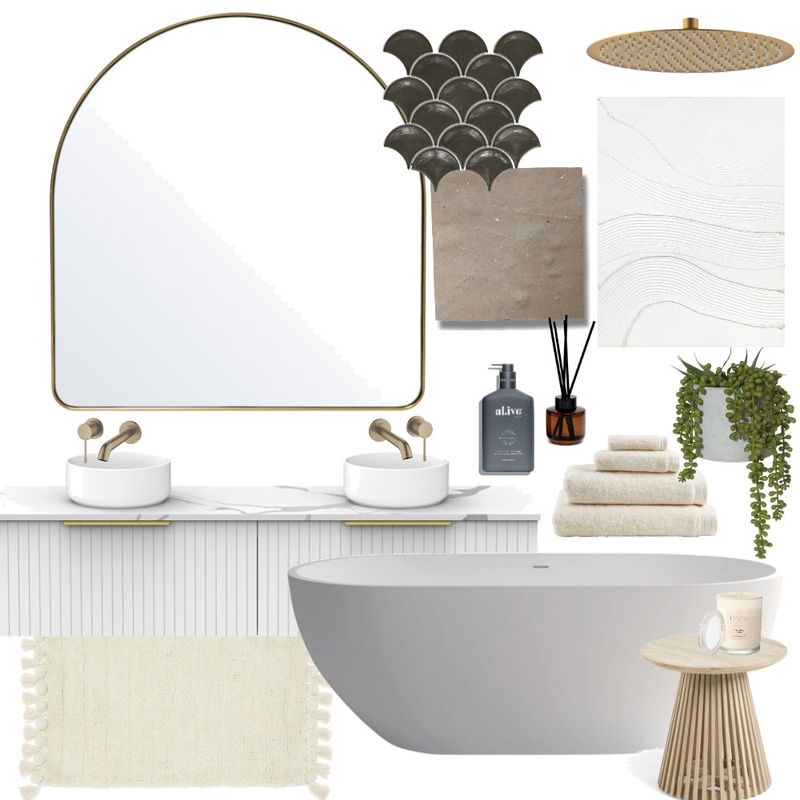 Couples Bathroom Coastal Mood Board by houseofhygge on Style Sourcebook