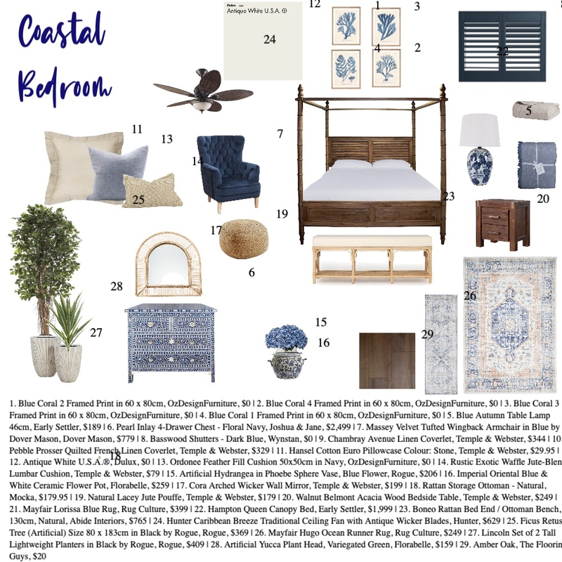 Bedroom Reno Mood Board by Robin W Grove on Style Sourcebook