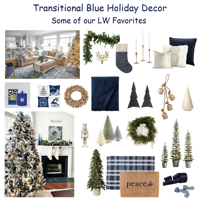 Blue Christmas Board Mood Board by Richard Howard on Style Sourcebook