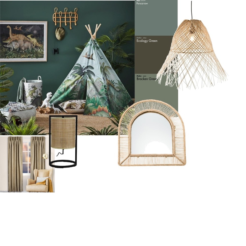 Dinosaur meets wicker Mood Board by Pineapple Loko on Style Sourcebook