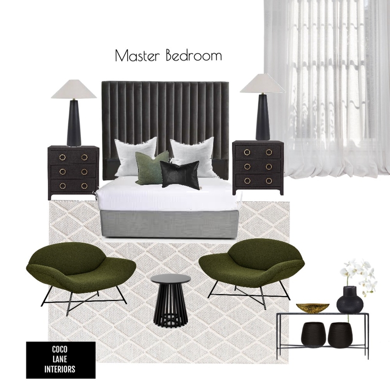 Churchlands Master Bedroom Mood Board by CocoLane Interiors on Style Sourcebook