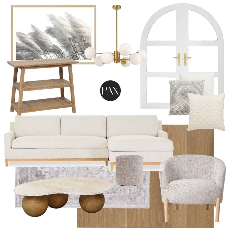 Natural & Neutral Living Mood Board by PAX Interior Design on Style Sourcebook