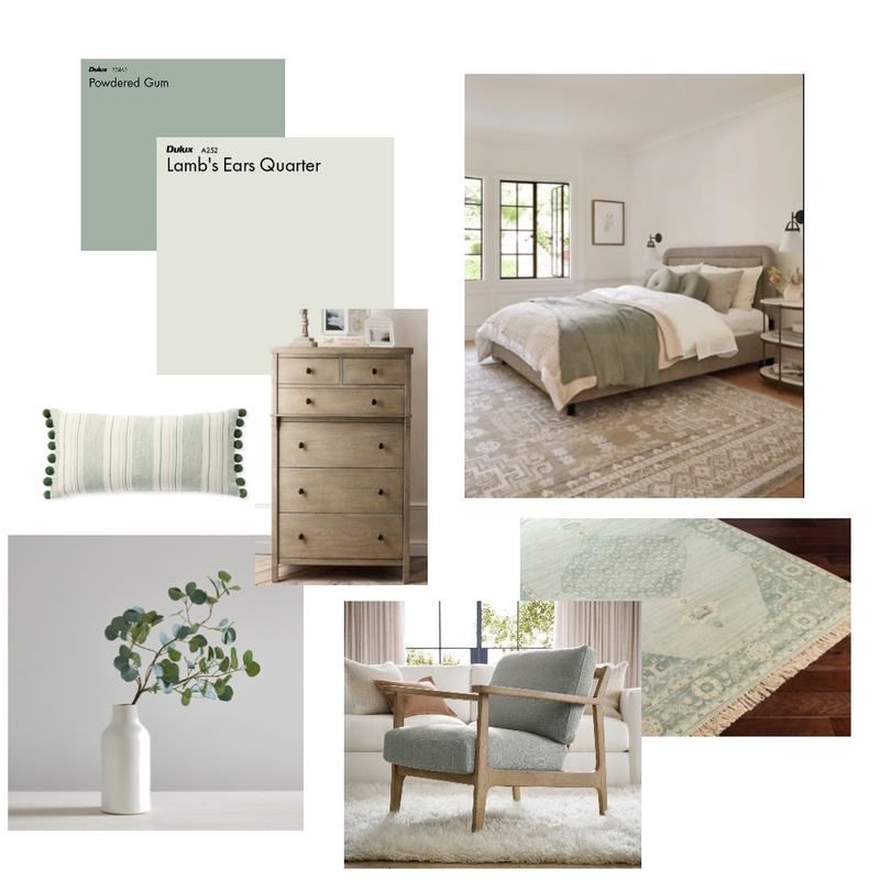 Eucalyptus and Sage Mood Board by Magpiedesigns on Style Sourcebook