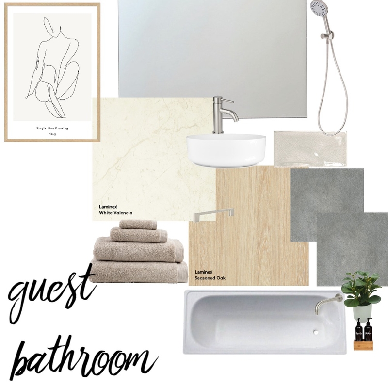 Guest Bathroom Mood Board by SPHLSN20 on Style Sourcebook