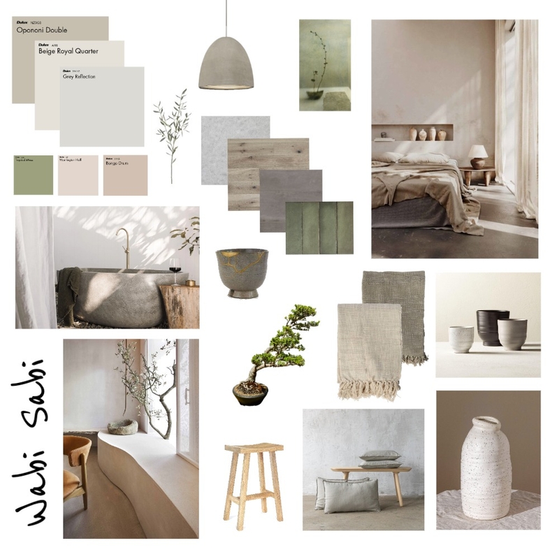 Wabi Sabi 1 Mood Board by leannejrogers on Style Sourcebook