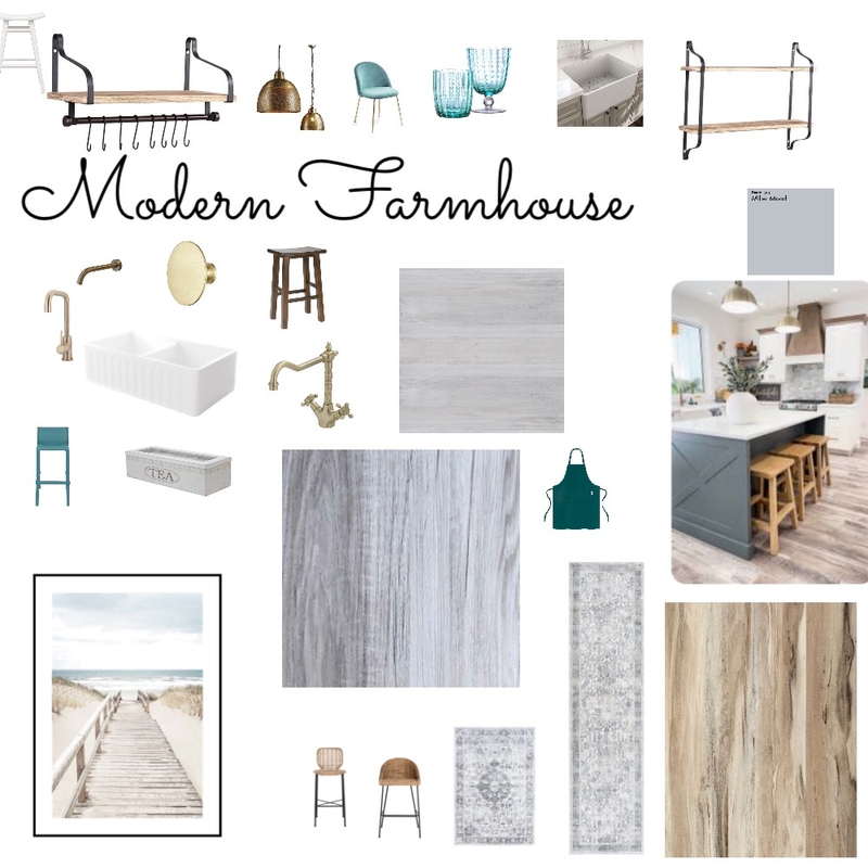 Modern Farmhouse Kitchen Mood Board by Meesh5828 on Style Sourcebook