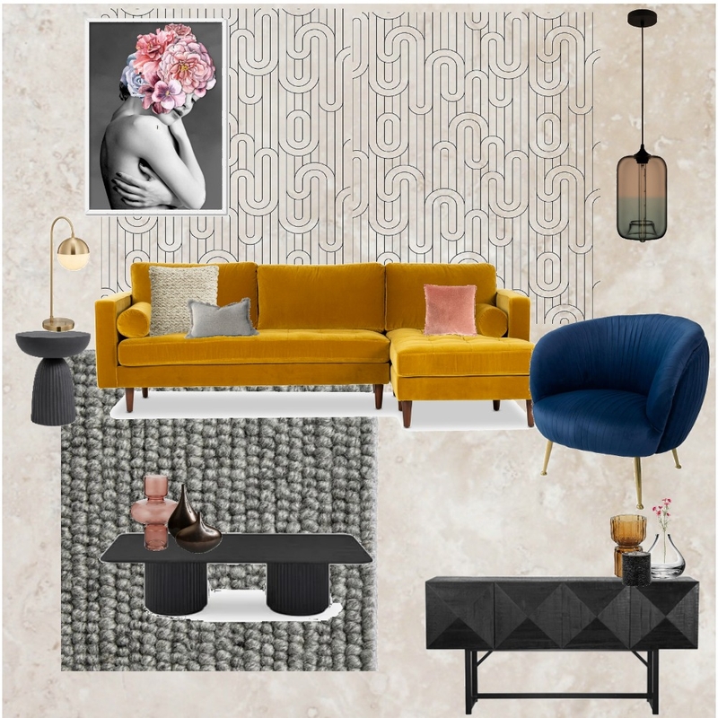 lux modern mid century Mood Board by Lisa Peso on Style Sourcebook