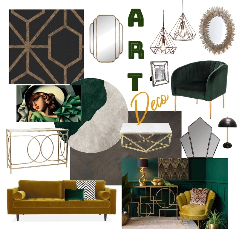 Art Deco Mood Board by samanthakramer on Style Sourcebook