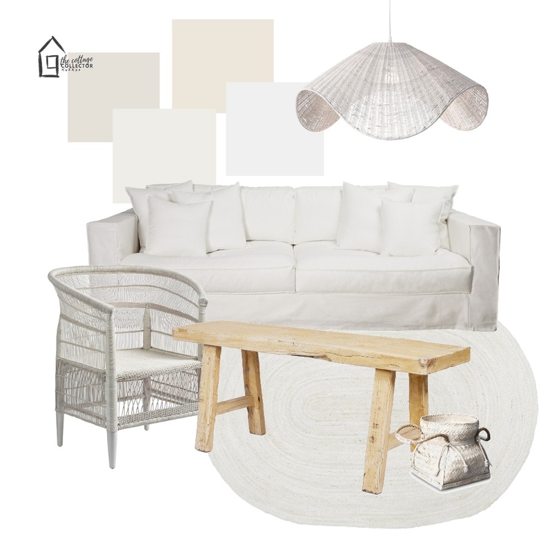 White on White Mood Board by The Cottage Collector on Style Sourcebook