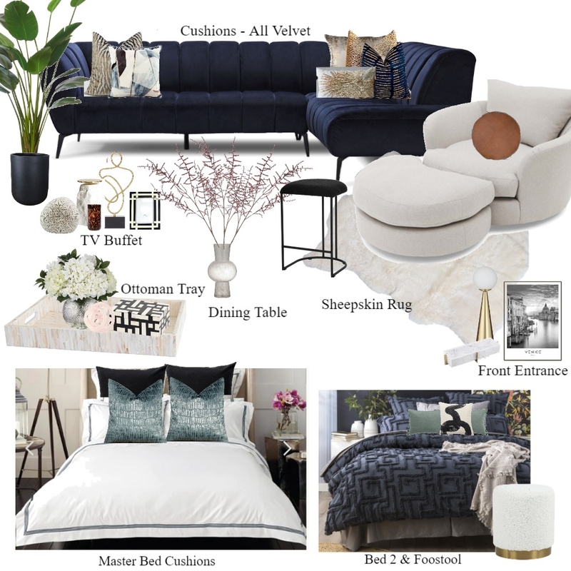 Lindas Sofa Mood Board by staged design on Style Sourcebook