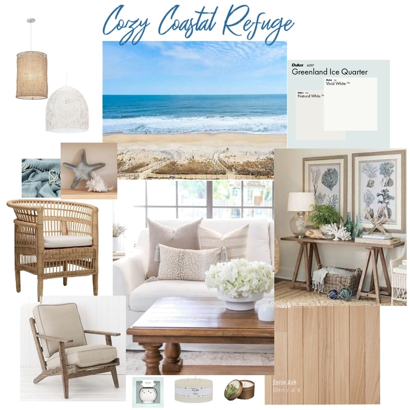 Cozy Coastal Refuge Mood Board by douglasfam4@yahoo.com on Style Sourcebook