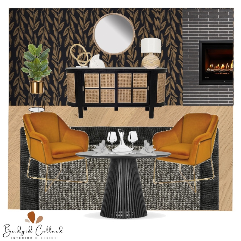 Modern Luxe Dining Mood Board by Bridgid Collard on Style Sourcebook