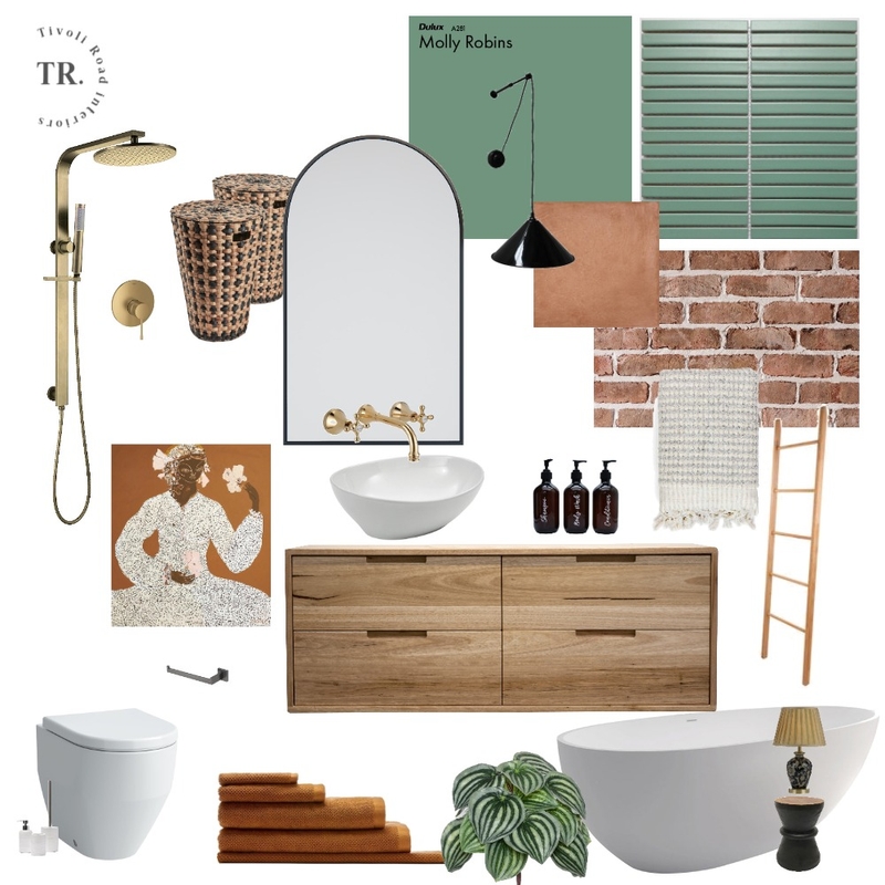 Green Bathroom Mood Board by Tivoli Road Interiors on Style Sourcebook