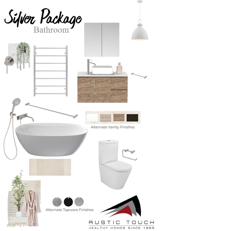 Silver Bathroom Draft 3 Mood Board by Rustic Touch on Style Sourcebook