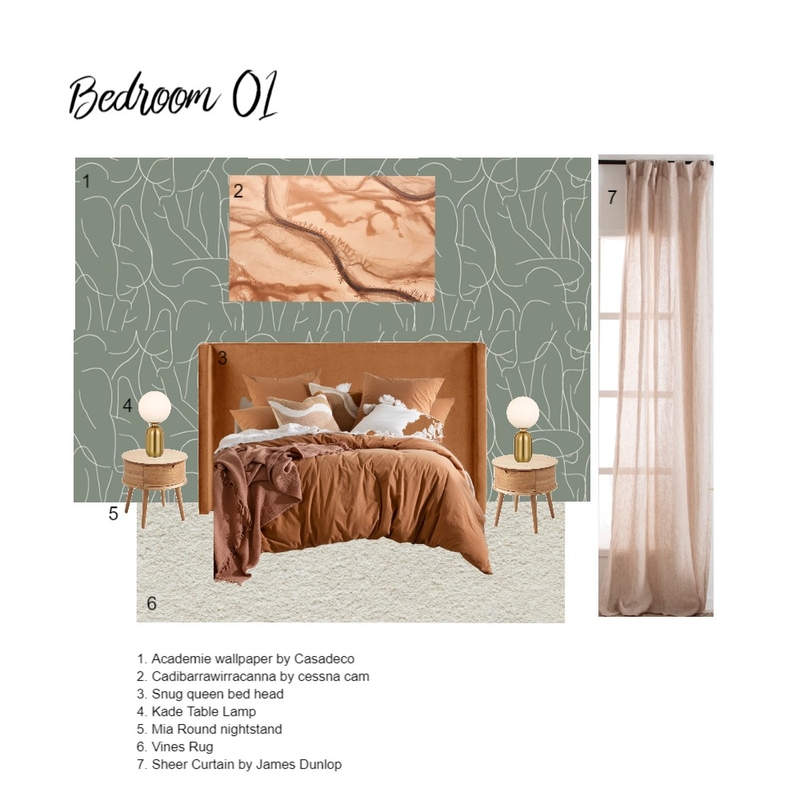 BEDROOM 01 Mood Board by paulamorales.1409@gmail.com on Style Sourcebook