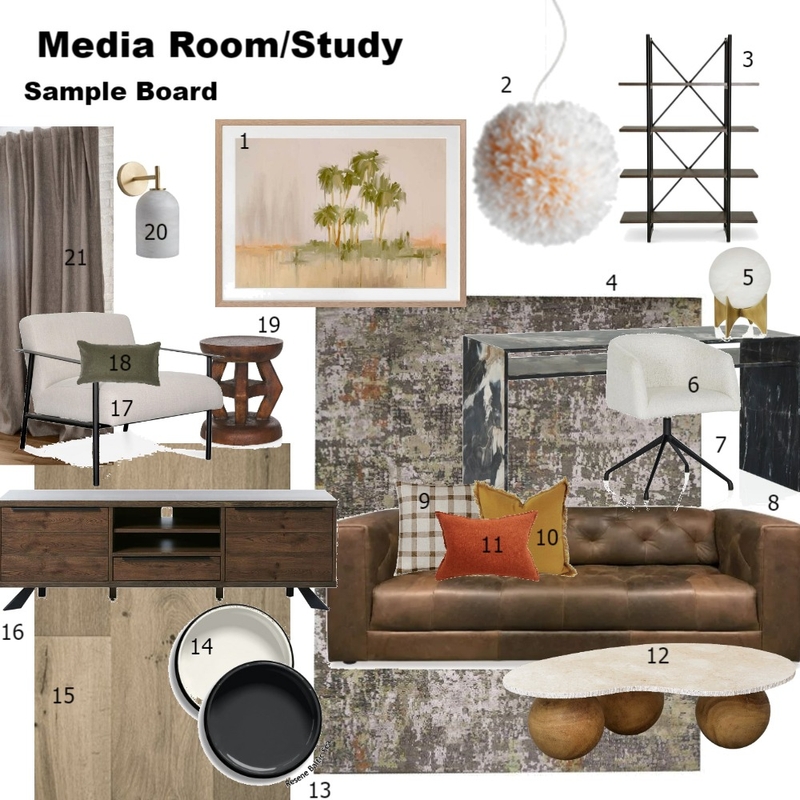 Media module 9 Mood Board by Desiree Freeman on Style Sourcebook