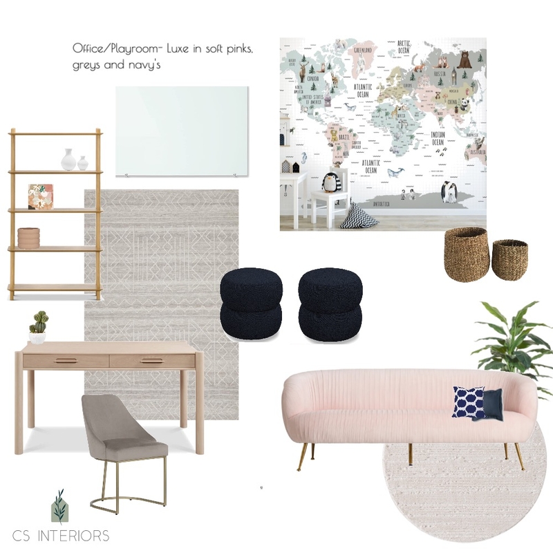 Office/Childrens' playroom- Amy Mood Board by CSInteriors on Style Sourcebook