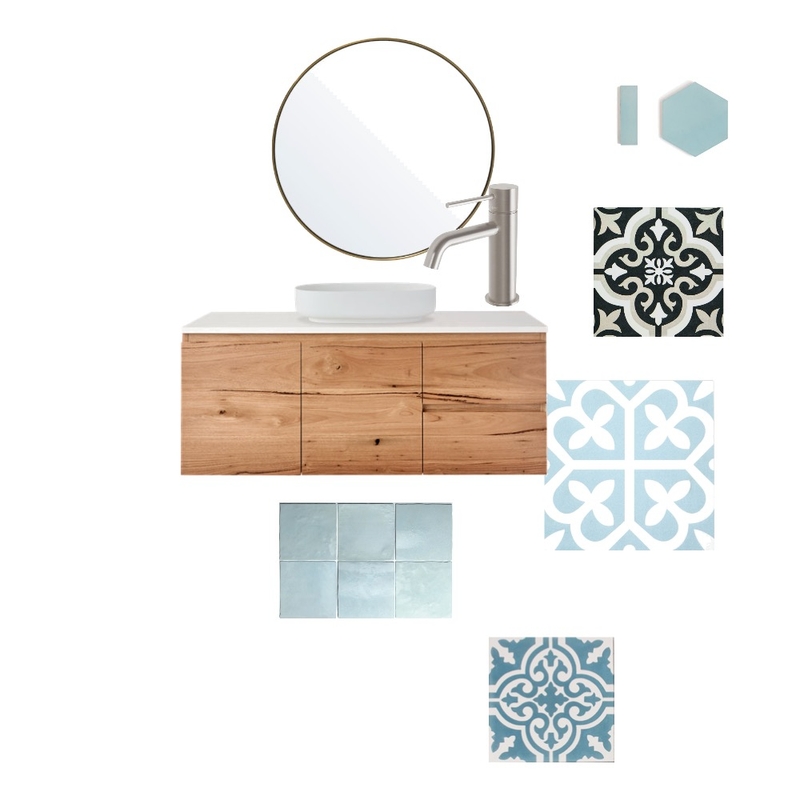 Melanie Bathroom Mood Board by Seamless on Style Sourcebook