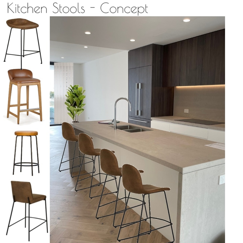 Kitchen bar stools - concept Mood Board by juliefisk on Style Sourcebook