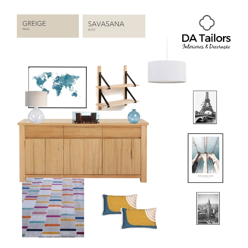 Sunny Office Leça Residence Mood Board by DA Tailors on Style Sourcebook