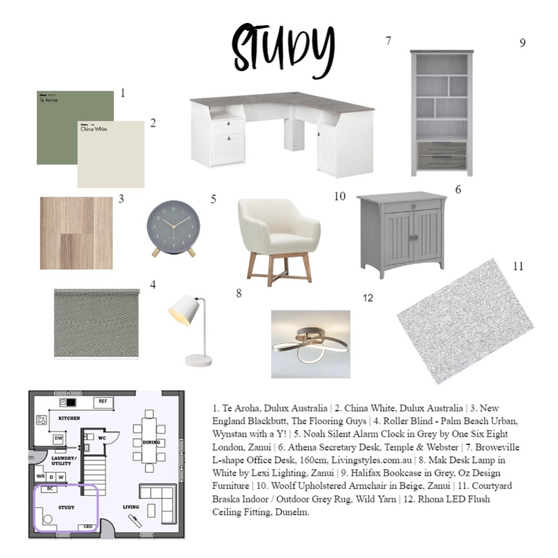 Study Mood Board by Lottieball18 on Style Sourcebook