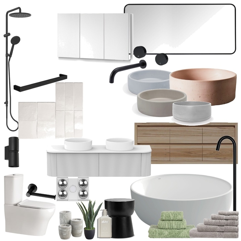 Ensuite Mood Board by _Shannongrech on Style Sourcebook