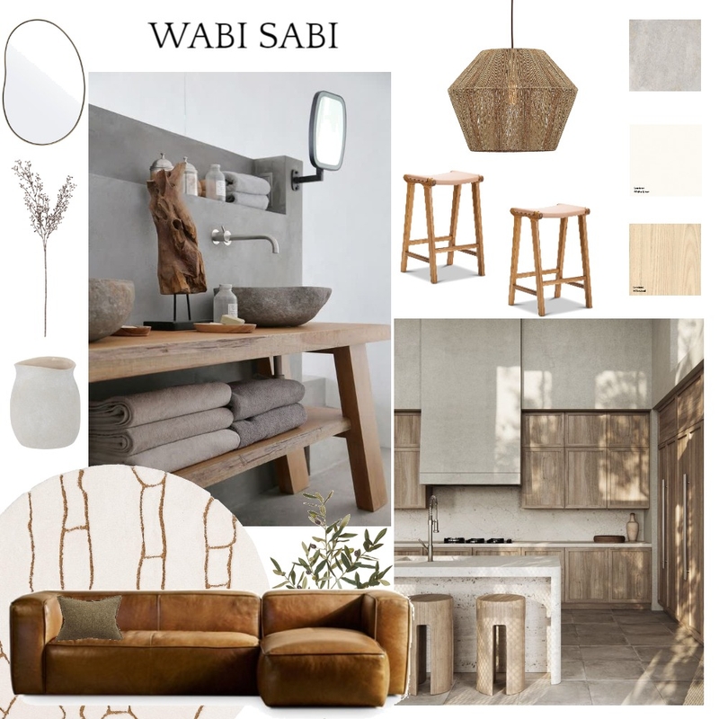 Wabi Sabi Mood Board by Amanda Lutz on Style Sourcebook