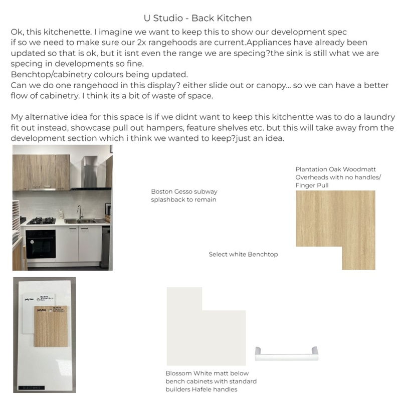 U Studio - Back Kitchen Mood Board by klaudiamj on Style Sourcebook